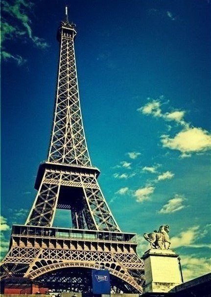 Эйфелева Башня - париж.башня.небо.мечта - оригинал
