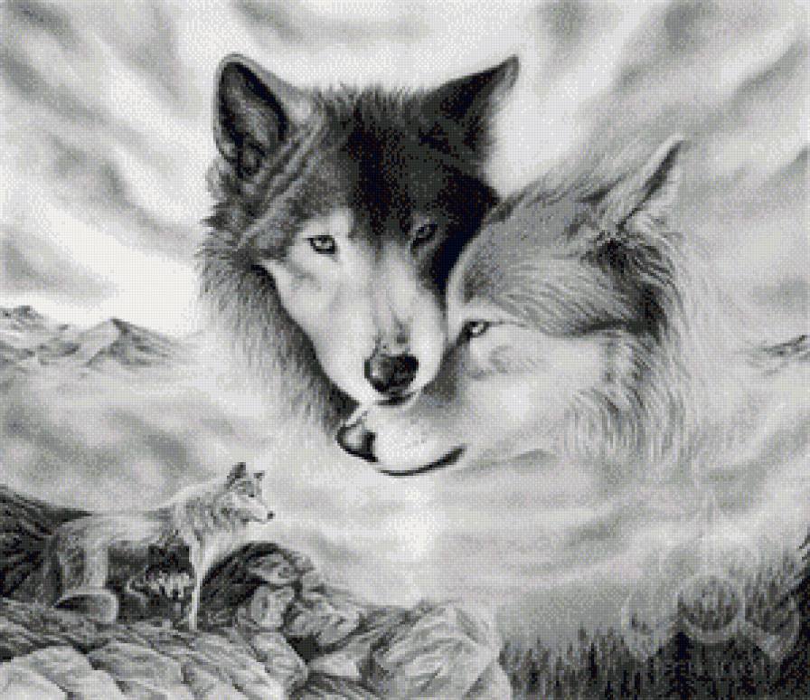 Волки - животные, волки, любовь - оригинал