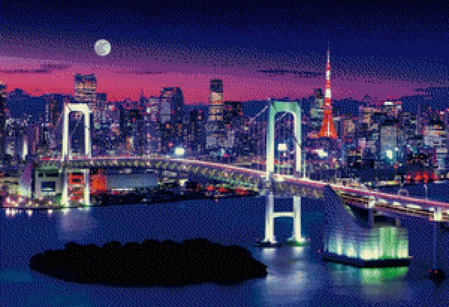 Токио - токио, города, пейзаж - предпросмотр