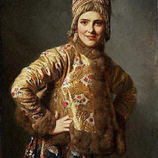 Оригинал схемы вышивки «русская красота» (№708243)