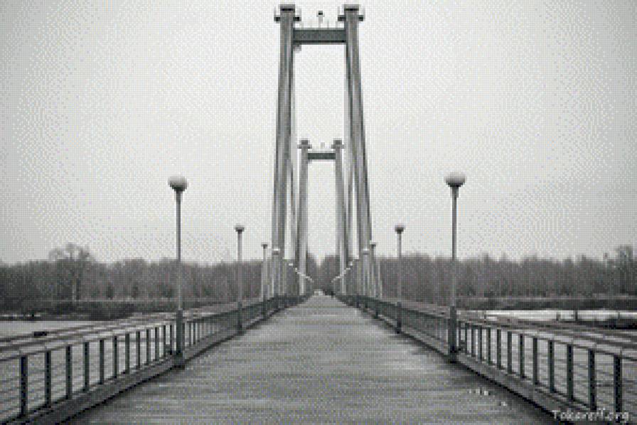 пешеходный мост - мост, красноярск, пешеходный мост - предпросмотр