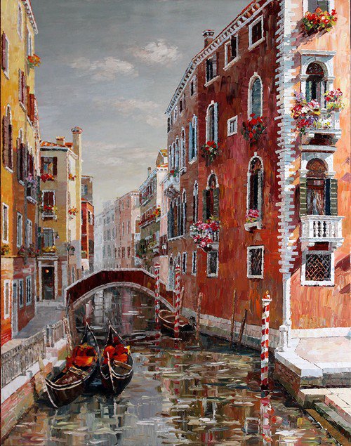Венеция - италия, город на островах - оригинал
