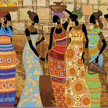 Схема вышивки «серия Африка»