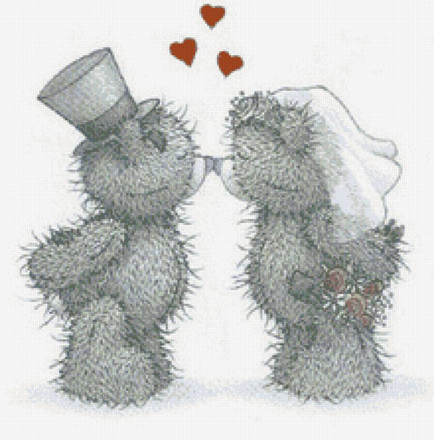 Любовь - мишки тедди, любовь, свадьба - предпросмотр
