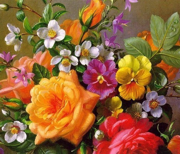 Букет цветов - цветы, растения, букет - оригинал