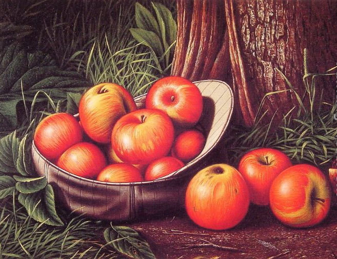 Спелые яблочки - спелые, сочные, красные, наливные, фрукты, яблоки - оригинал