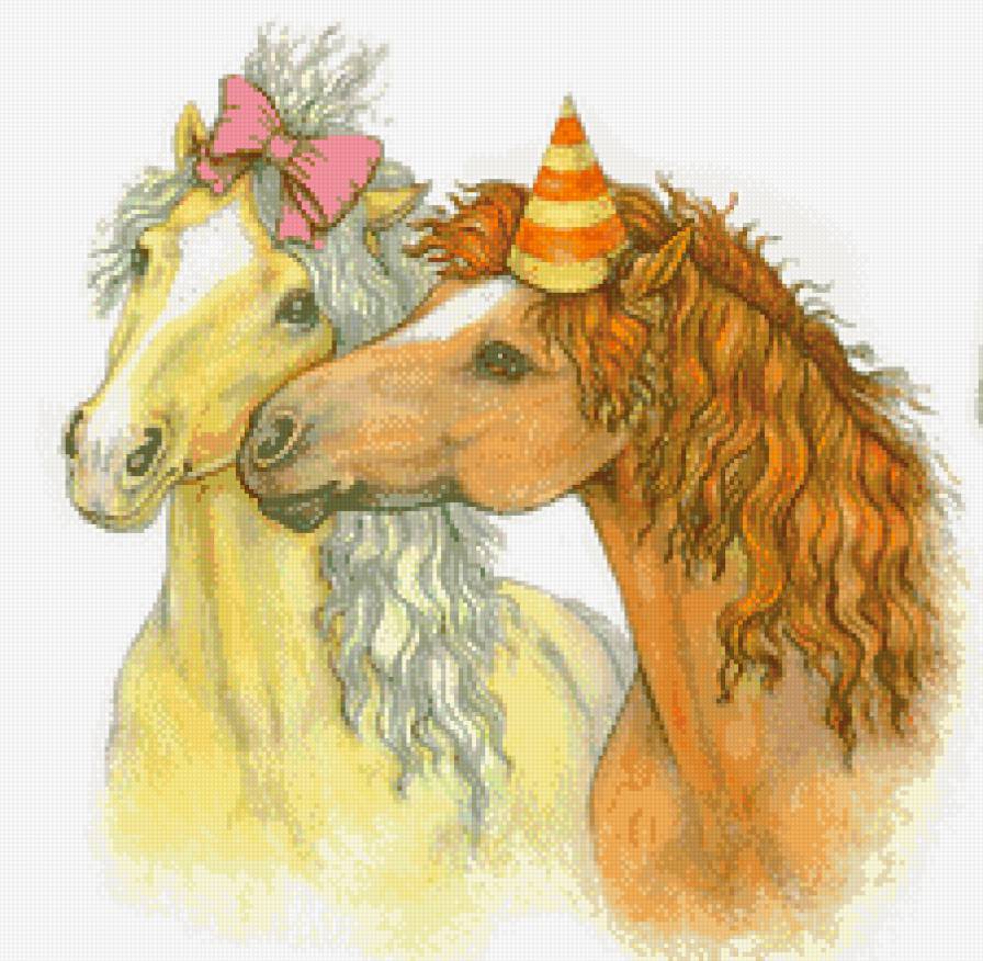 лошадки - день рожденья, конь, лошадь, кони, лошадка, лошади, животные - предпросмотр