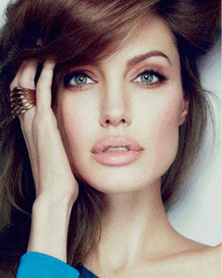 Анжелина Джоли - портрет, девушка, джоли, красиво - предпросмотр