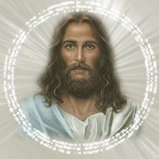 Оригинал схемы вышивки «иисус» (№720355)