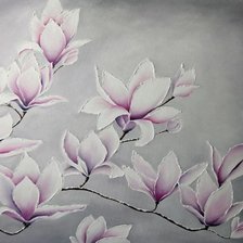 Оригинал схемы вышивки «magnolias» (№722796)
