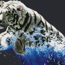 Схема вышивки «Тигр2»