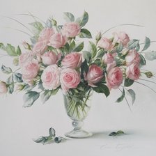 Оригинал схемы вышивки «розы» (№724319)