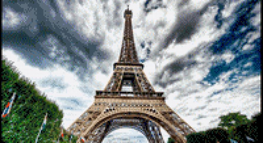 Париж - башня париж - предпросмотр