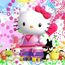 Схема вышивки «Hello Kitty»