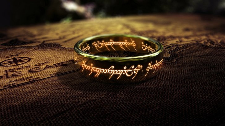 кольцо всевластия - властелин колец, хоббит, кольцо - оригинал