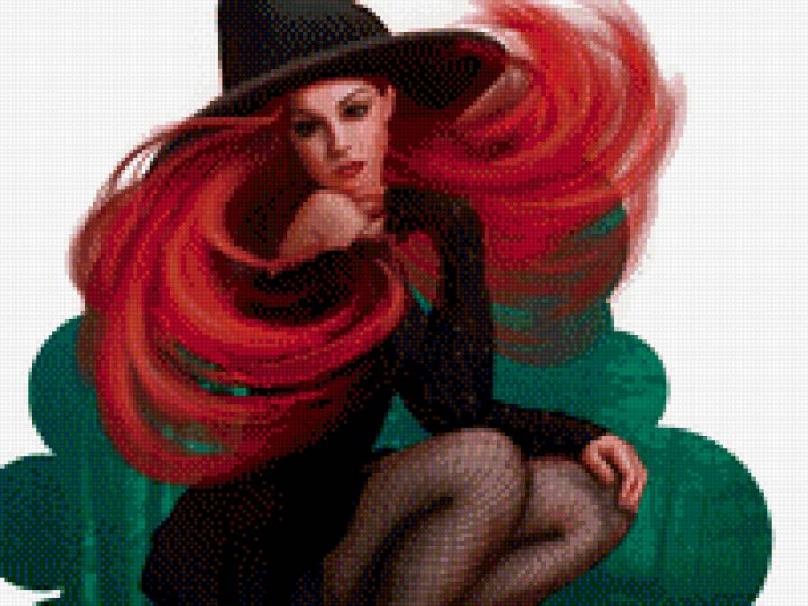 рыжая ведьмочка - девушка, ведьма, мистика - предпросмотр