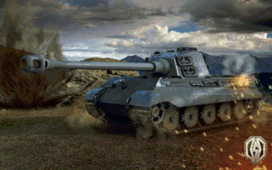 Tiger II,королевский тигр - тирг, танки - предпросмотр