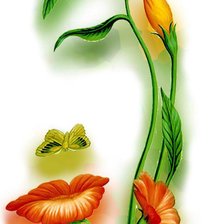 Оригинал схемы вышивки «Девушка цветок . Фэнтези1» (№734847)