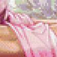 Предпросмотр схемы вышивки «Девушка в розовом» (№736298)