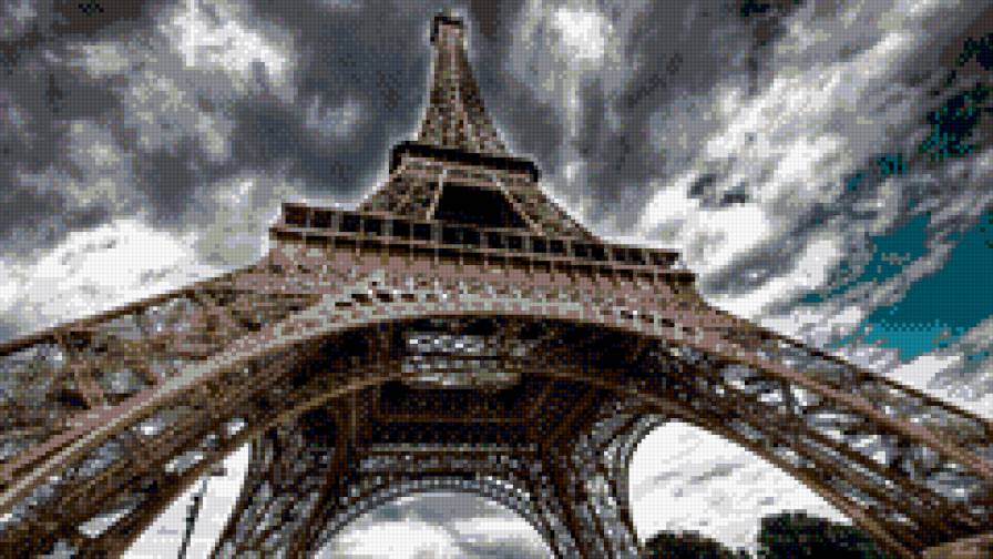 париж - конструкция, париж, эльфевовая башня - предпросмотр