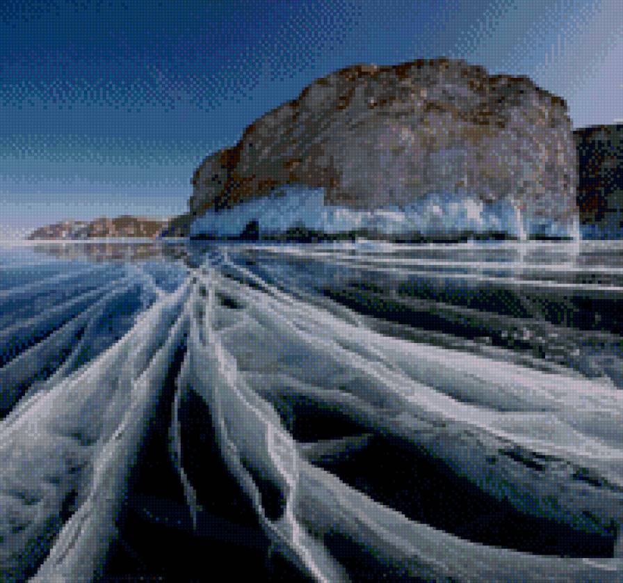Байкал - озеро, лед - предпросмотр