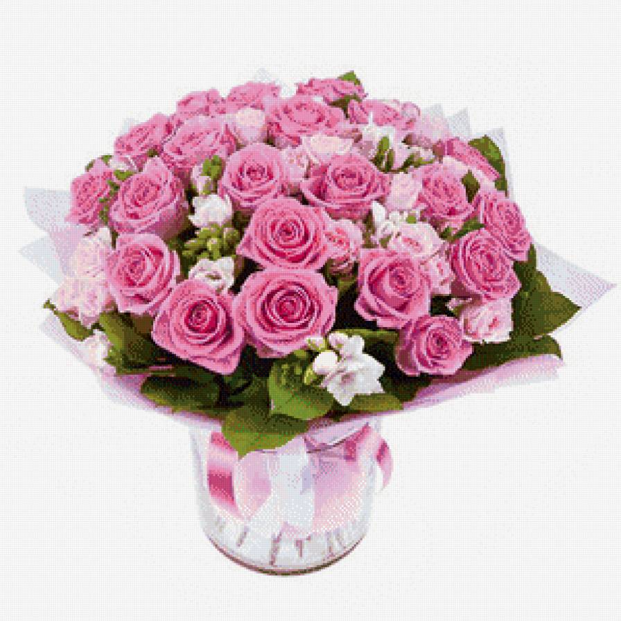№741417 - цветы, розы, букетик - предпросмотр