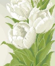 Оригинал схемы вышивки «тюльпаны» (№741526)