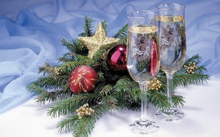 С новым годом - новый год, санта-клаус, рождество, елка - оригинал