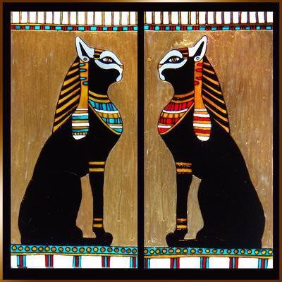 египетские кошки - животные, кошки - оригинал