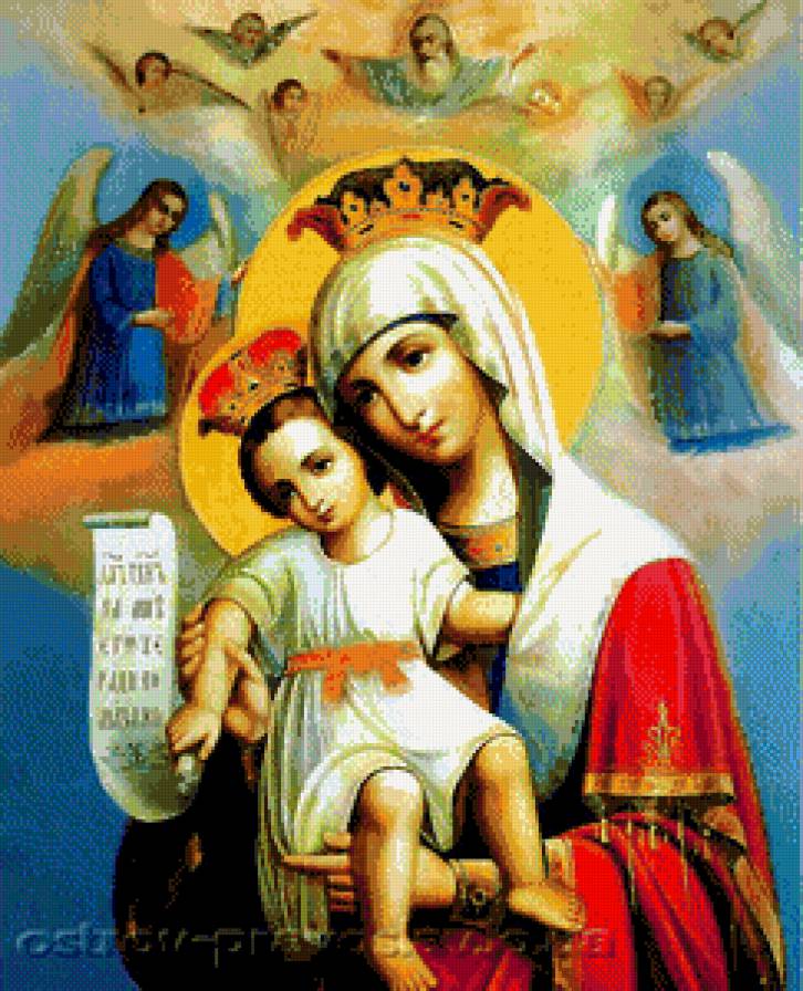 Иконы Богородицы Девы Марии Матери Божьей достойно есть-1 - божьей достойно есть-1, матери, девы, богородицы, иконы, марии - предпросмотр