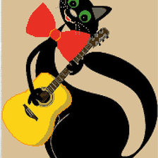 Кот-гитарист