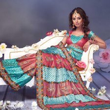 Оригинал схемы вышивки «Индийская девушка» (№743474)