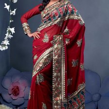 Оригинал схемы вышивки «Индийская девушка» (№743475)