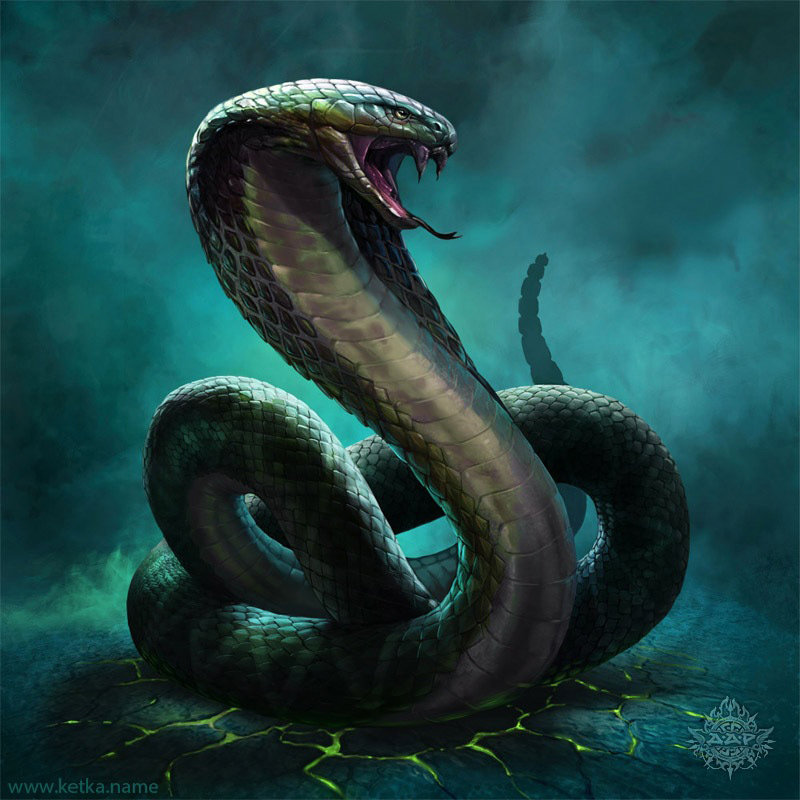 змея - оригинал