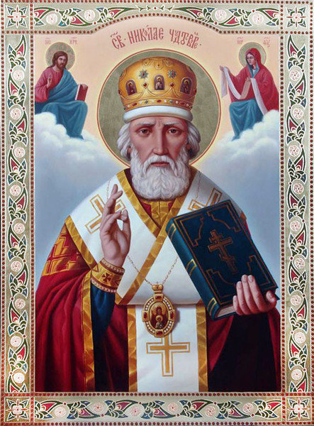 Икона "Святого Николая Чудотворца" - икона - оригинал