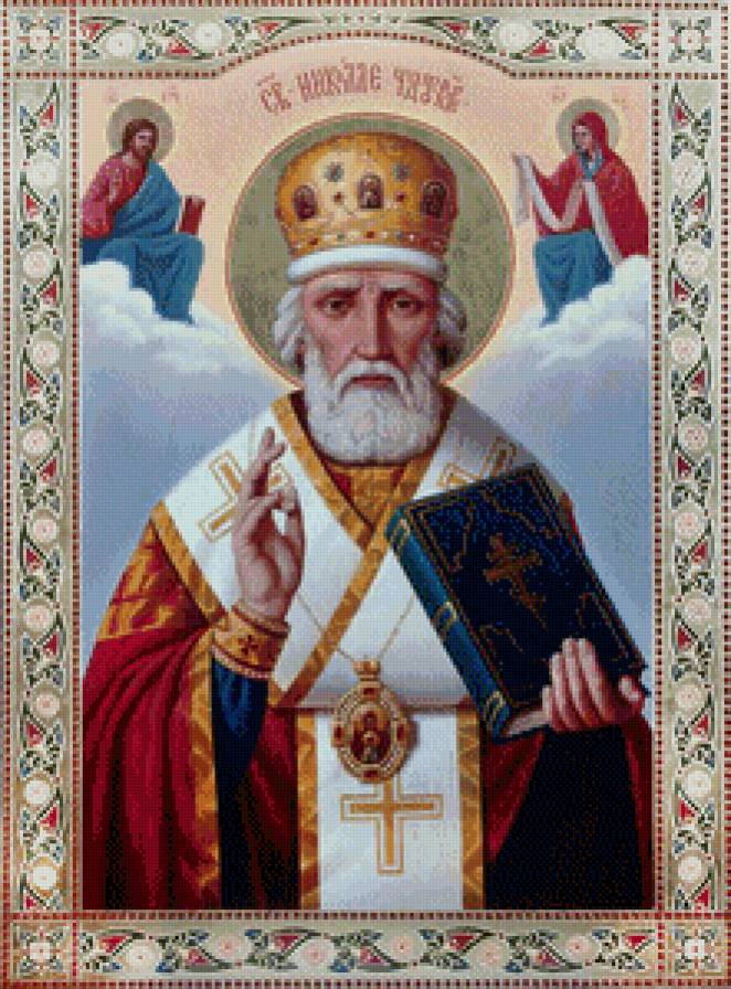 Икона "Святого Николая Чудотворца" - икона - предпросмотр