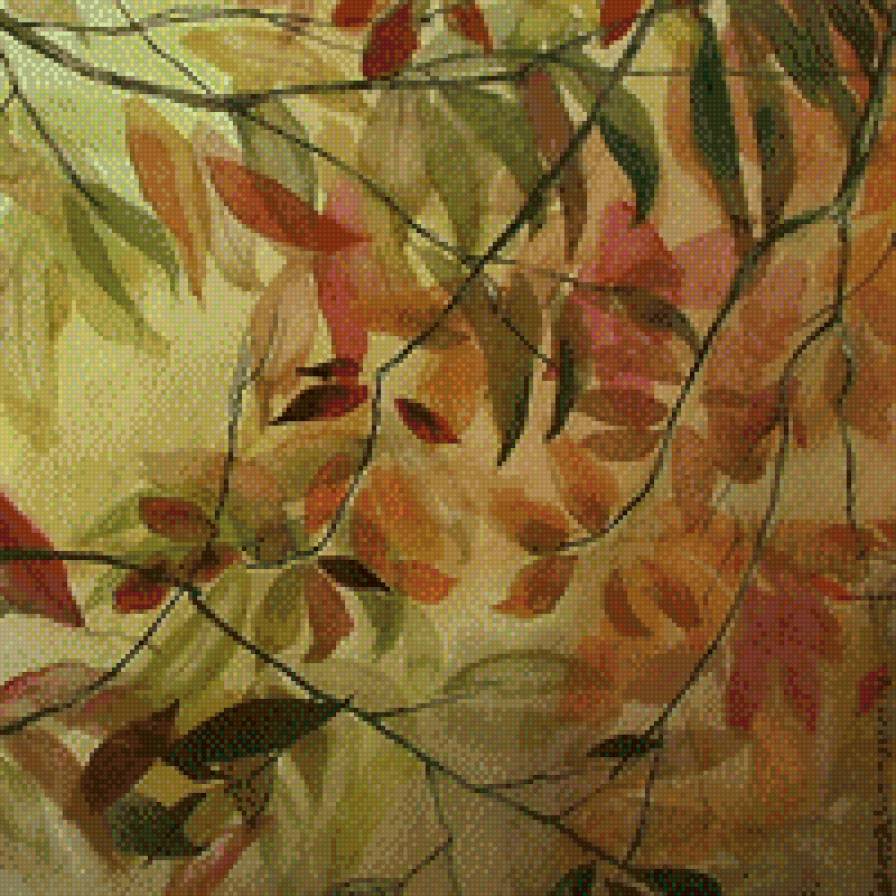 Осенние листья - листья, деревья, осень - предпросмотр
