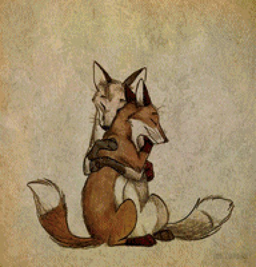 Culpeo Fox - culpeo fox, объятья, лисы - предпросмотр