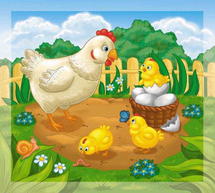 курочка - курица, подушка, му, детям, хозяйство, цыплята, цыпленок, детская, птицы - оригинал