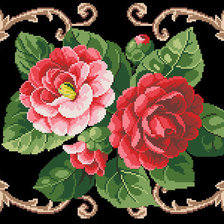 Схема вышивки «серия "розы"»