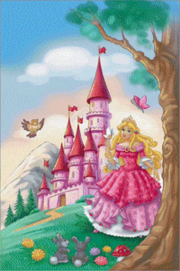 принцесса - мультик, замок, принцессы, детское, детская, сказка, детям, девочкам - предпросмотр