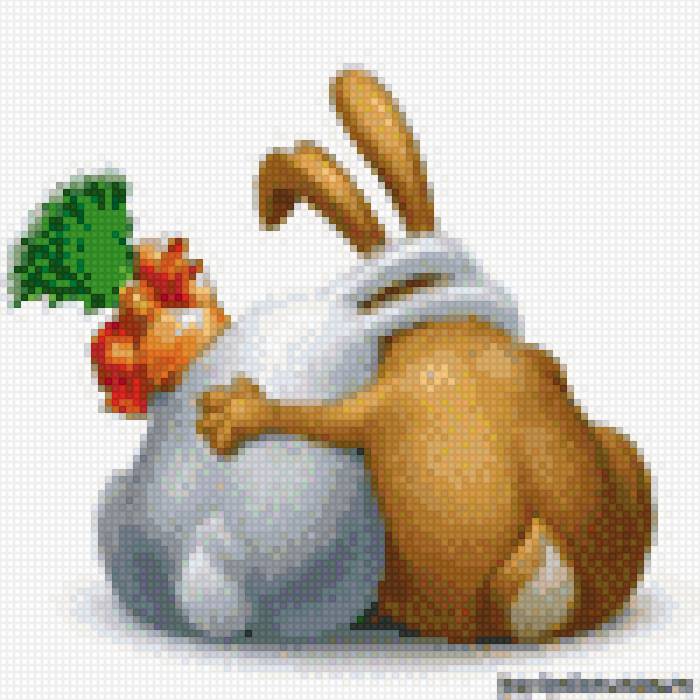 любовь-морковь - любовь, зайцы, морковь, животные - предпросмотр