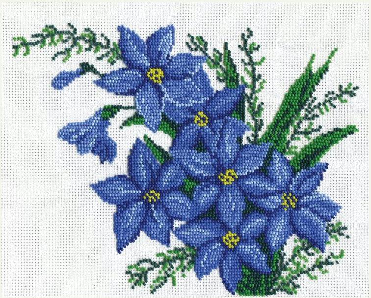 синие цветы - цветы - оригинал