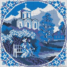 Оригинал схемы вышивки «церковь» (№749680)