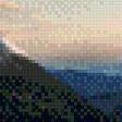 Предпросмотр схемы вышивки «Рассвет в горах» (№751308)
