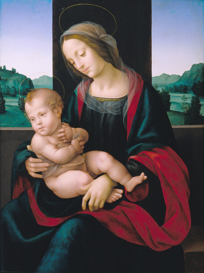 Lorenzo di Credi, Madonna and Child - картина, мадонна, искусство - оригинал