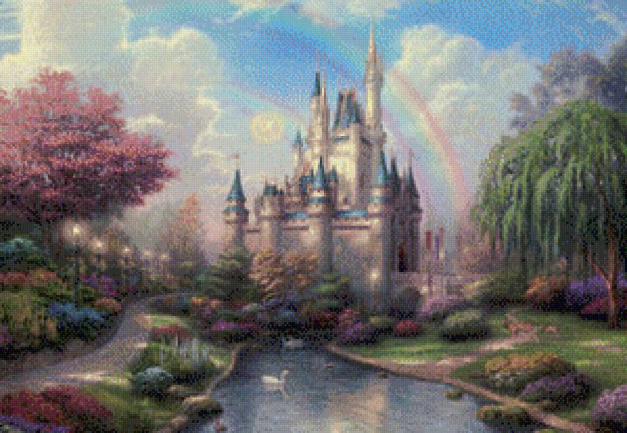 Сказочный замок - замки, сказка, красота - предпросмотр
