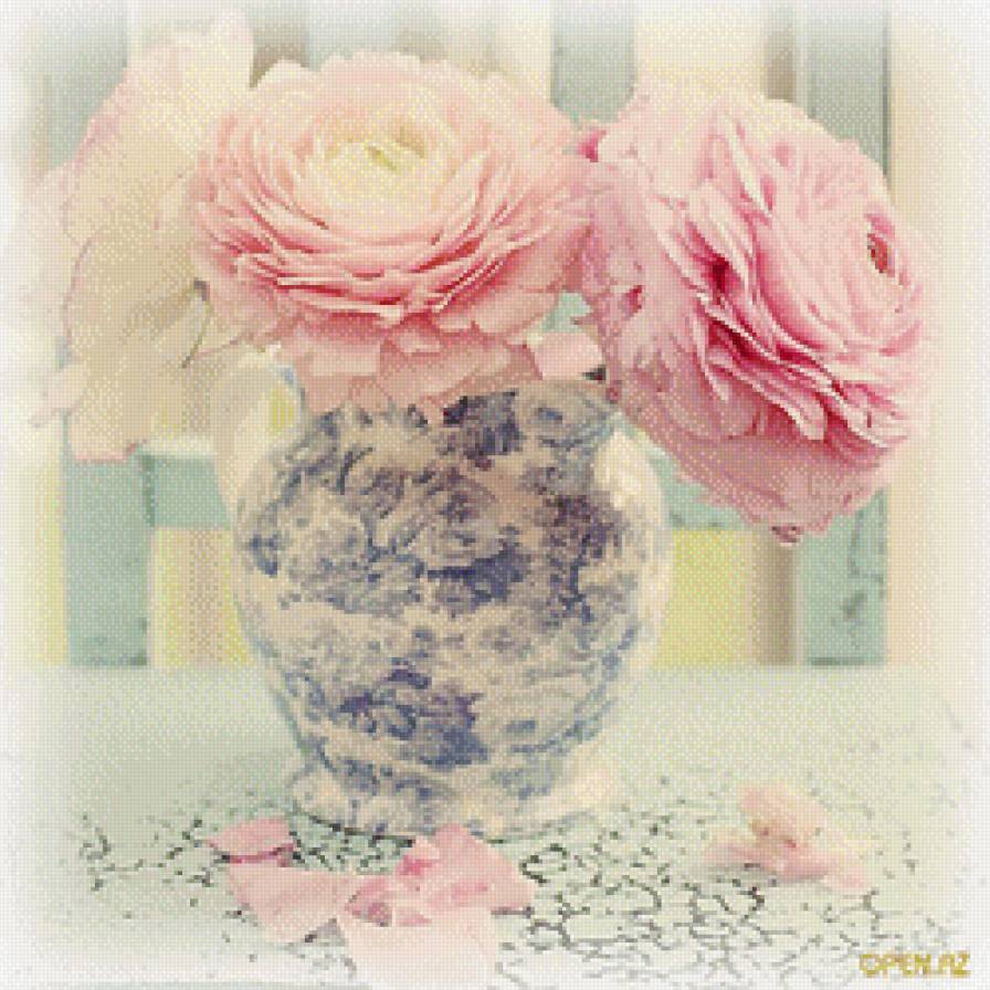 ваза с цветами - цветы - предпросмотр