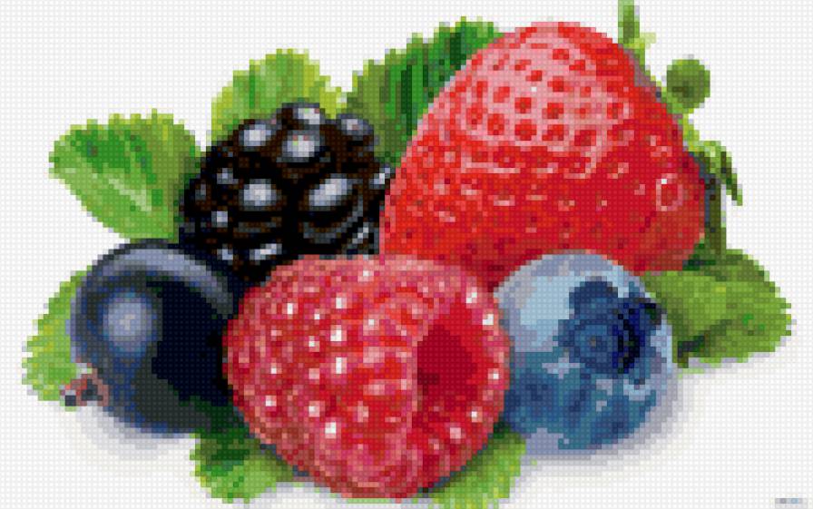 Ягодный микс - еда, ягоды, фрукты, лето - предпросмотр