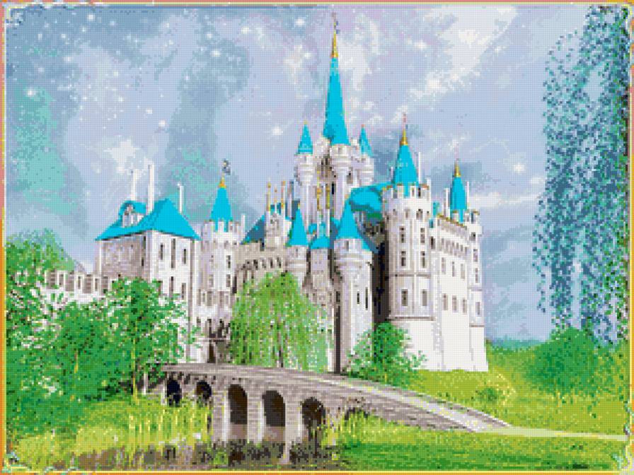 Замок - замок, природа - предпросмотр
